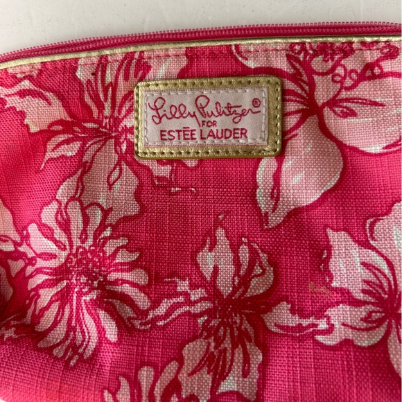 LILLY PULITZER X ESTEE LAUDER MAKEUP BAG NWOT - Picture 8 of 14